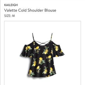 Valette Cold Shoulder Blouse